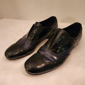 PRADA Women's Two-tone Oxford Wingtips